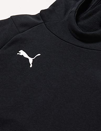 PUMA 655636 03, Sudadera con Capucha Para Niños, Negro (Puma Black-Puma White), 164