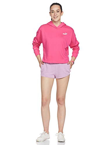 PUMA Amplified Cropped Hoodie TR Sudadera con Capucha, Mujer, Rojo, XS
