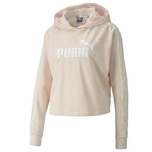 PUMA Amplified Cropped TR - Sudadera con capucha para mujer