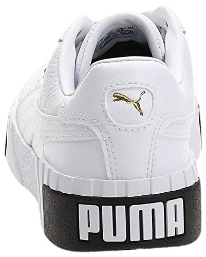 Puma - Cali Wn's, Zapatillas Mujer, Blanco (Puma White-Puma Black 04), 36 EU