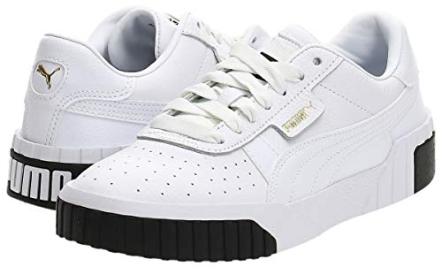 Puma - Cali Wn's, Zapatillas Mujer, Blanco (Puma White-Puma Black 04), 36 EU
