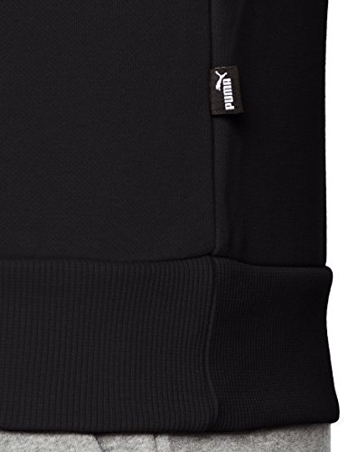 Puma ESS Hoody FL Big Logo Sweatshirt, Hombre, Negro Black, M