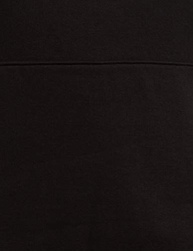 PUMA ESS Logo FL Sudadera, Mujer, Cotton Black, S