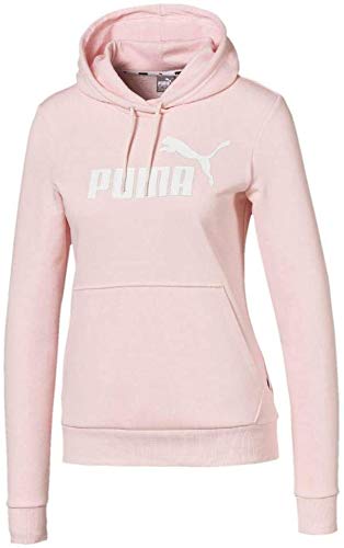 PUMA ESS Logo Hoody TR Sudadera, Mujer, Rosa, S