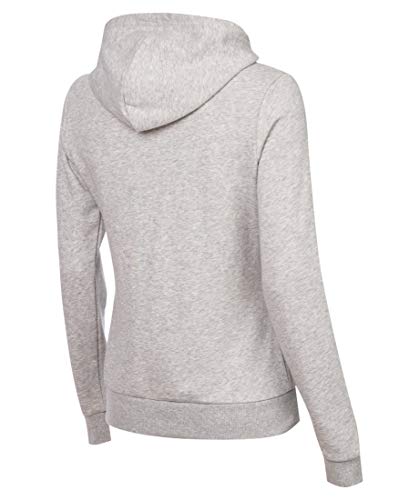 PUMA ESS Logo Hoody TR Sweatshirt, Mujer, Light Gray Heather, S