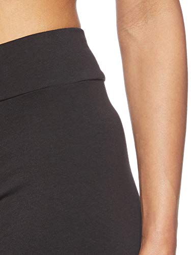 PUMA ESS Logo Leggings Pants, Mujer, Cotton Black, L