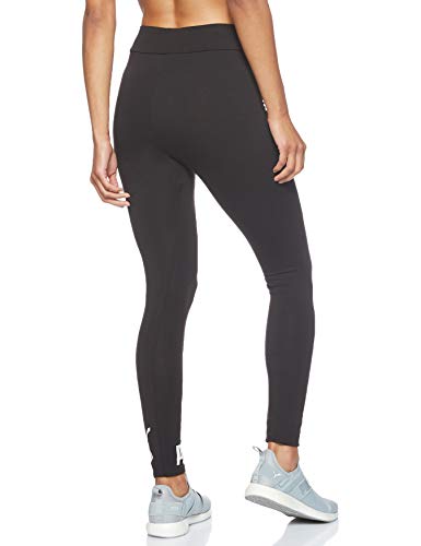 PUMA ESS Logo Leggings Pants, Mujer, Cotton Black, XS