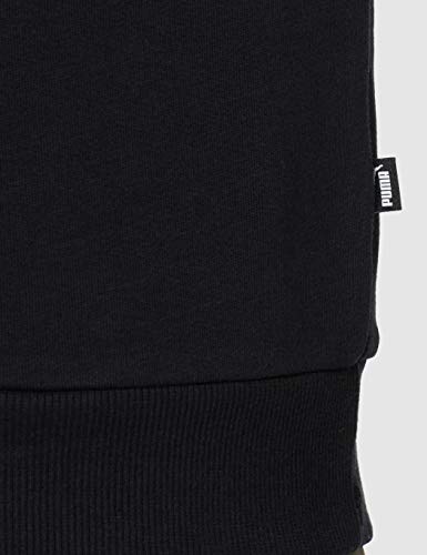 Puma Essential Crew SWS Big Logo M Sudadera, Hombre, Negro Black, L