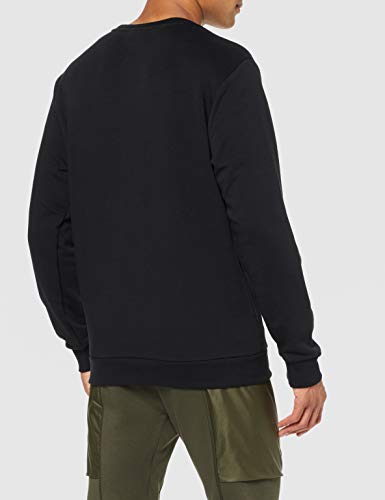 Puma Essential Crew SWS Big Logo M Sudadera, Hombre, Negro Black, L