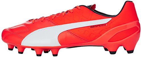 Puma Evospeed 1.4 LTH FG, Botas de fútbol Hombre, Arancione (Orange (Lava Blast-White-Total Eclipse 01), 40
