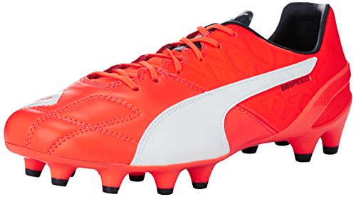 Puma Evospeed 1.4 LTH FG, Botas de fútbol Hombre, Arancione (Orange (Lava Blast-White-Total Eclipse 01), 40