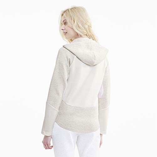 PUMA Evostripe Full-Zip Hoodie Sudadera, Mujer, Rosa, L