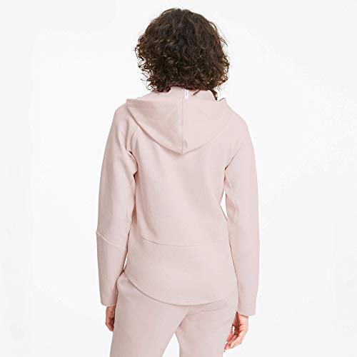 PUMA Evostripe FZ Hoody Sudadera, Mujer, Rosewater, L