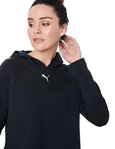 PUMA Evostripe Hoody Sudadera, Mujer, Black, XL