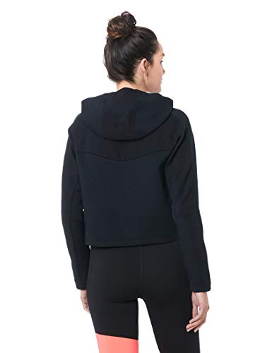 PUMA Evostripe Hoody Sudadera, Mujer, Black, XL