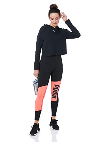 PUMA Evostripe Hoody Sudadera, Mujer, Black, XL