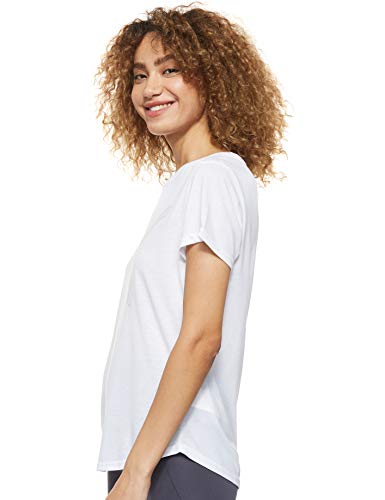 PUMA Evostripe tee Camiseta, Mujer, White, M