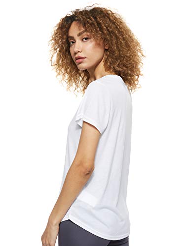 PUMA Evostripe tee Camiseta, Mujer, White, M