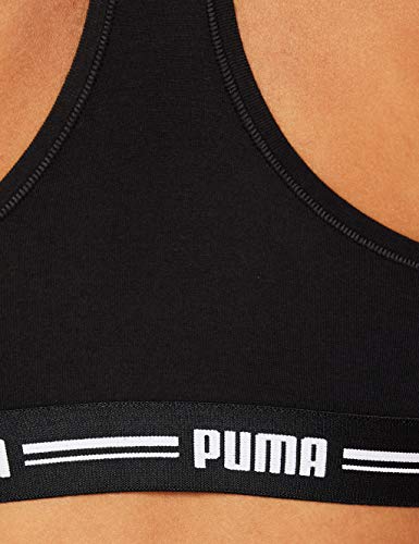 PUMA Iconic Women's Racerback Top (1 Pack) Sujetador Deportivo, Black, S para Mujer