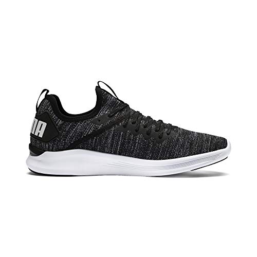 PUMA Ignite Flash Evoknit, Zapatillas de Running Hombre, Negro (Black/Asphalt/White), 42.5 EU