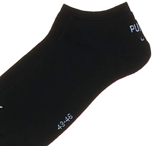 PUMA Invisible 3P - Calcetines unisex, color negro, talla 35-38