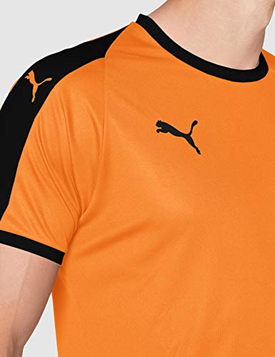 PUMA Liga Jersey T-Shirt, Hombre, Golden Poppy Black, M