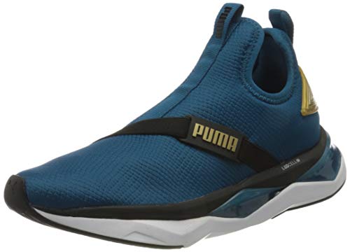 PUMA LQDCELL Shatter Mid WNS, Zapatillas de Gimnasio Mujer, Negro (Digi/Blue Team Gold Black), 36 EU