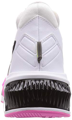 PUMA Provoke XT WN'S, Zapatillas de Gimnasio Mujer, Blanco White Black/Luminous Pink, 38.5 EU
