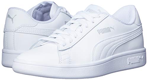 PUMA Smash V2 L, Zapatillas Unisex Adulto, Blanco White White, 39 EU