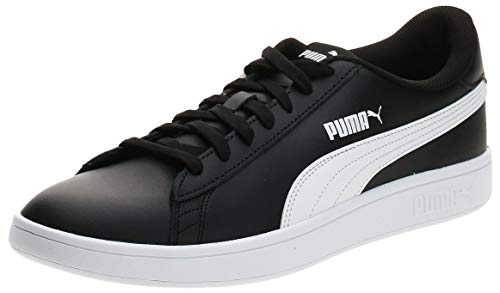 Puma - Smash V2 L, Zapatillas Unisex adulto, Negro (Puma Black-Puma White 04), 41 EU