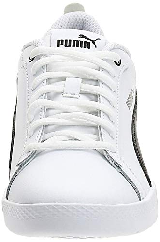PUMA Smash Wns V2 L, Zapatillas Mujer, Blanco White Black, 40 EU