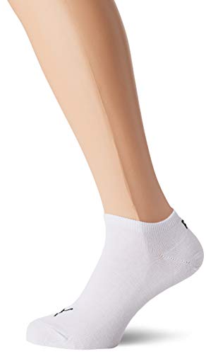 PUMA Unisex Sneaker Plain 3P - Calcetines unisex, color blanco, talla 35-38