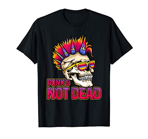 Punk's Not Dead Gothic Goth Camiseta