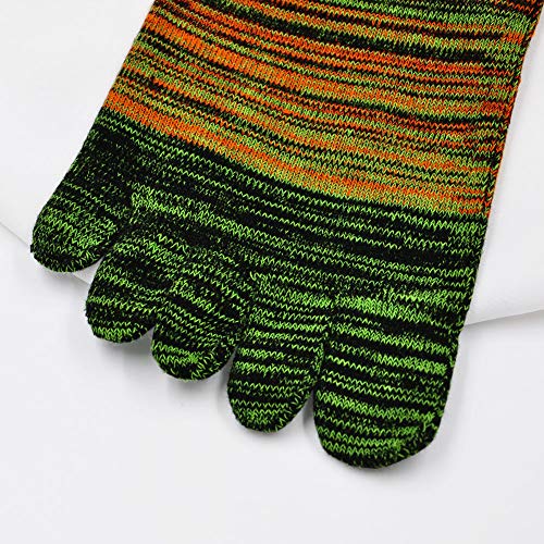 PUTUO Calcetines Dedos Hombres Running Calcetines de Deportes de Algodón, Hombres Cinco Calcetines del dedo del pie, 39-44