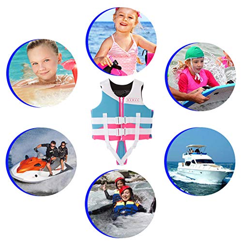 Q-YR Chaleco Salvavidas Niños Natación Fallo De Flotabilidad De La Natación Mantenga Cálido Y Duradero para Bucear, Rafting, Navegación para Niños Y Niñas,A,M