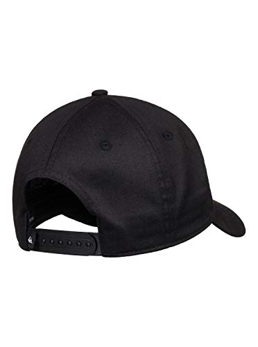 Quiksilver Decades - Gorra con Ajuste Posterior a Presión para Chicos 8-16 Gorra con Ajuste Posterior a Presión para Chicos 8-16, Niños, Black, Talla única