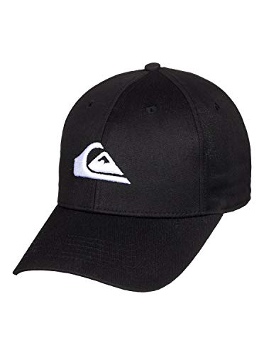 Quiksilver Decades - Gorra con Ajuste Posterior a Presión para Chicos 8-16 Gorra con Ajuste Posterior a Presión para Chicos 8-16, Niños, Black, Talla única