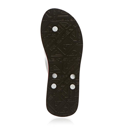 Quiksilver Echo Script - Sandalias para hombre Blanco Size: 43 EU