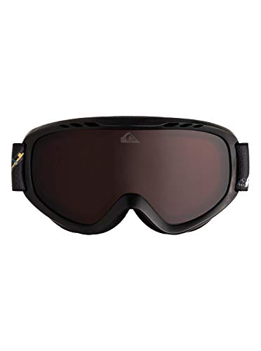 Quiksilver Flake - Máscara Para Snowboard/Esquí Para Chicos 8-14 Máscara Para Snowboard/Esquí, Niños, Black Snow Party, 1SZ