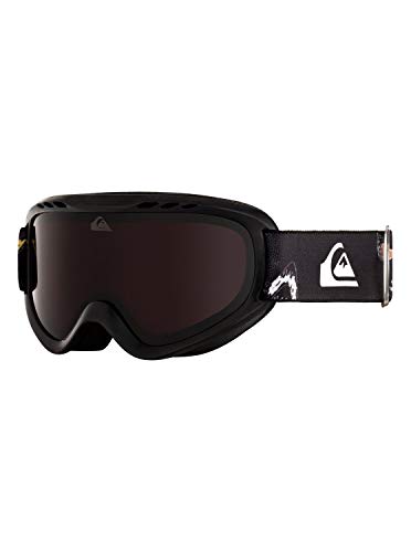 Quiksilver Flake - Máscara Para Snowboard/Esquí Para Chicos 8-14 Máscara Para Snowboard/Esquí, Niños, Black Snow Party, 1SZ