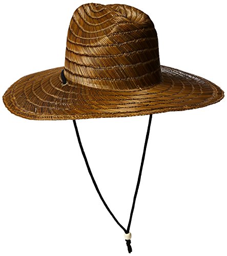 Quiksilver Men's Pierside Straw Sun Hat, Dark Brown, 2XL