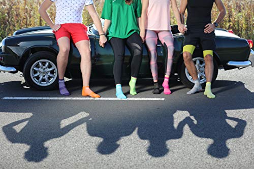 Rainbow Socks - Hombre Mujer Calcetines Deporte Colores de Algodón - 12 Pares - Multicolor - Talla 44-46