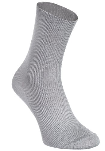 Rainbow Socks - Hombre Mujer Calcetines Diabéticos Sin Elasticos - 8 Pares - Beige Marrón Negro Grafito Azul Marino Caqui Azul y Gris - Talla 44-46