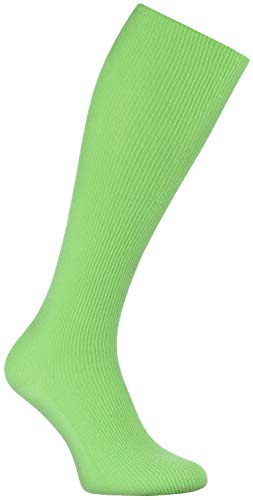 Rainbow Socks - Hombre Mujer Calcetines Largos Sin Elásticos - 1 Par - Verde - Talla36-38