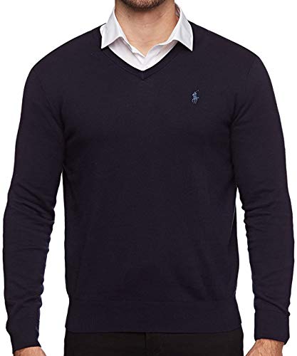 Ralph Lauren - Jersey para hombre azul marino S