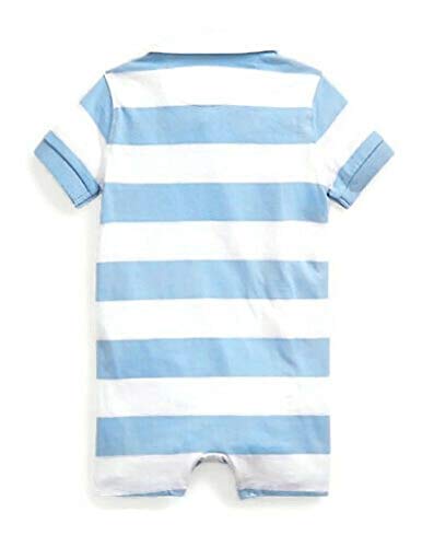 Ralph Lauren - Pantalón corto de malla de algodón para bebé, 12 m, color azul marino