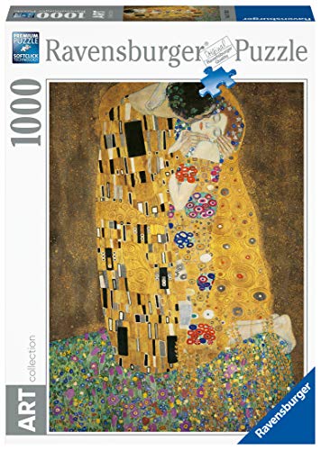 Ravensburger- Klimt: El Beso Obras de Arte Rompecabeza de 1000 Piezas, Multicolor (15743 3)
