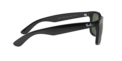 Ray-Ban Justin RB4165 - Gafas de sol Unisex, Negro (Green Classic 601/71), 55 mm