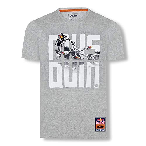 Red Bull KTM Marvin Musquin 25 T-Camisa, Gris Hombres Large Camisa Manga Larga, KTM Racing Team Original Ropa & Accesorios