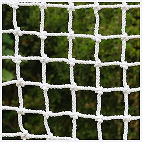 Red de Seguridad Barandilla Protección de Balcón Escalera de red, Balcón infantil escalera protección red, Red de carga Red de decoración de jardín, Aislamiento valla neta, Red de nylon blanco Malla 5